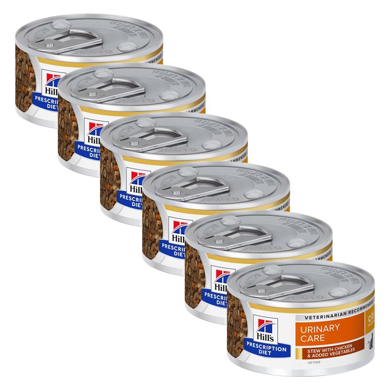 Hill's Prescription Diet Feline Stew c/d Multicare s piletinom i povrćem 6 x 82 g
