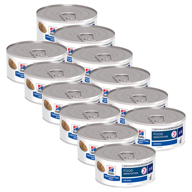 Hill's Prescription Diet z/d Alergija i njega kože konzerva za mačke 12 x 156 g
