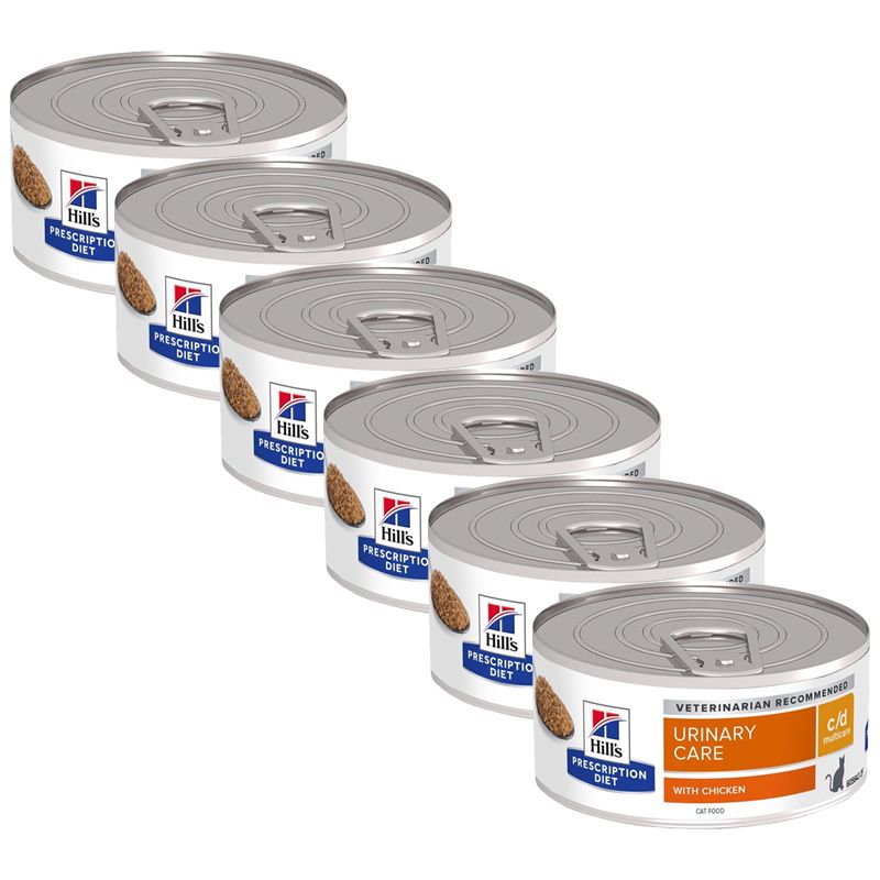 Hill's Prescription Diet Feline c/d MultiCare Sjeckana Piletina 6 x 156 g