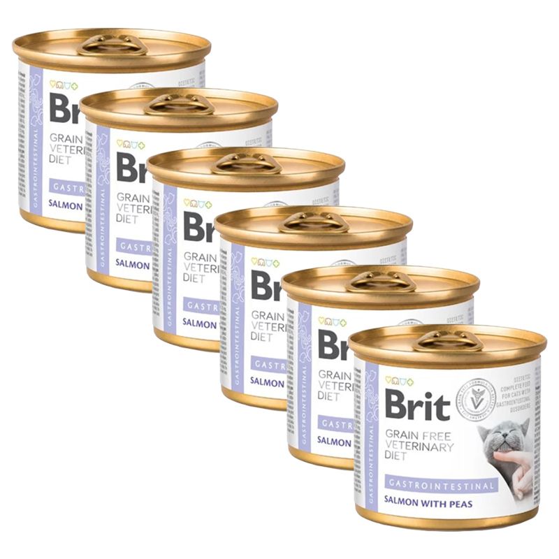 Brit Veterinary Diets GF cat Gastrointestinal 6 x 200 g