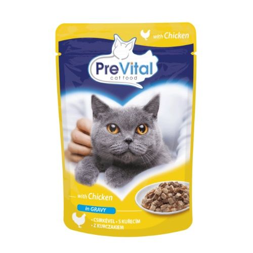 PreVital Cat vrećica s piletinom u umaku 100 g