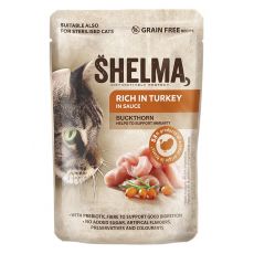 Shelma Cat Konzerva purica-krkavac u umaku 85 g