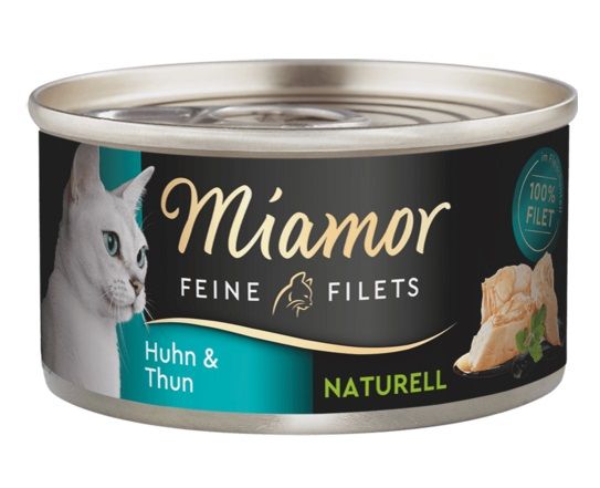 Miamor Feine Filets Naturell piletina & tuna 80 g