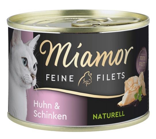 Miamor Feine Filets Naturell piletina & šunka 156 g