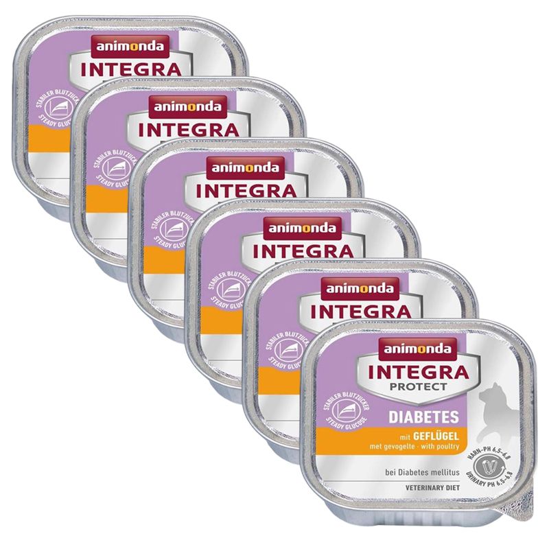 Animonda Integra Protect Cat Diabetes - pileći koktel 6 x 100 g