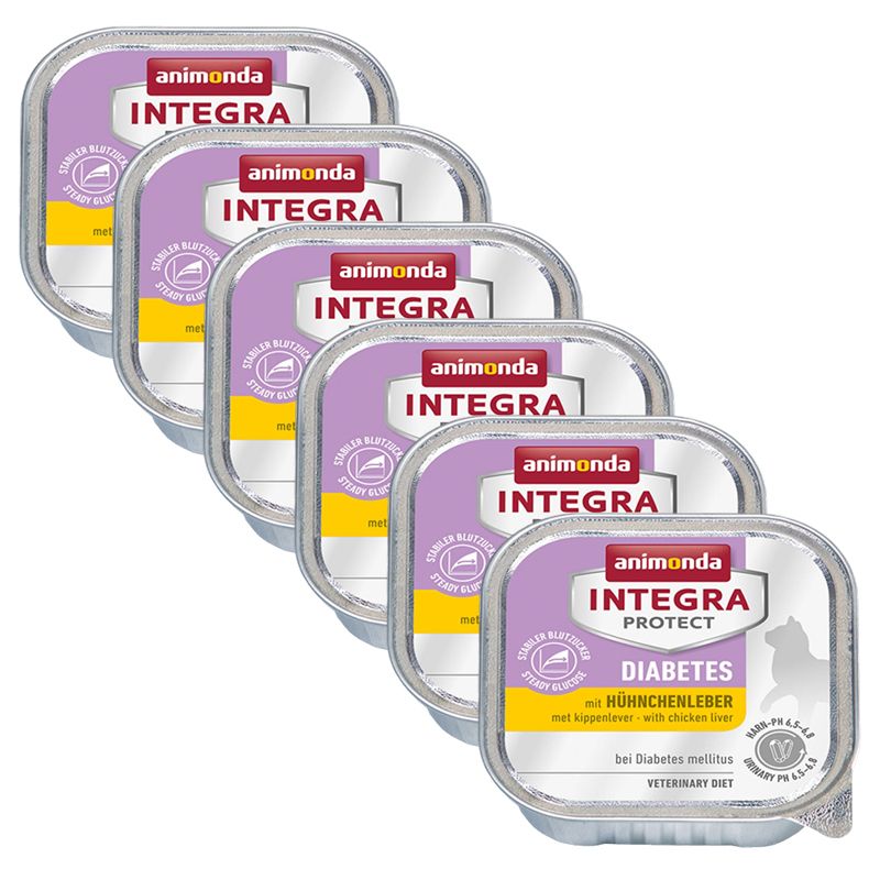 Animonda Integra Protect Cat Diabetes - pileća jetra 6 x 100 g