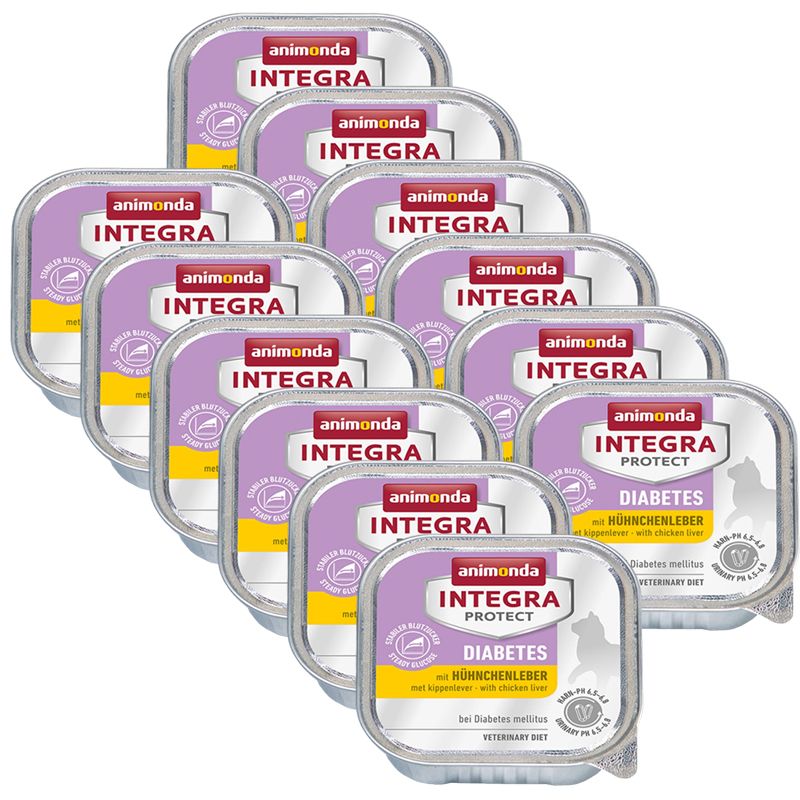 Animonda Integra Protect Cat Diabetes - pileća jetra 12 x 100 g