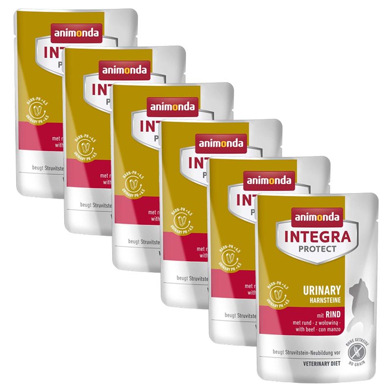 Animonda Integra Protect Cat Harnsteine Urinary - govedina 6 x 85 g