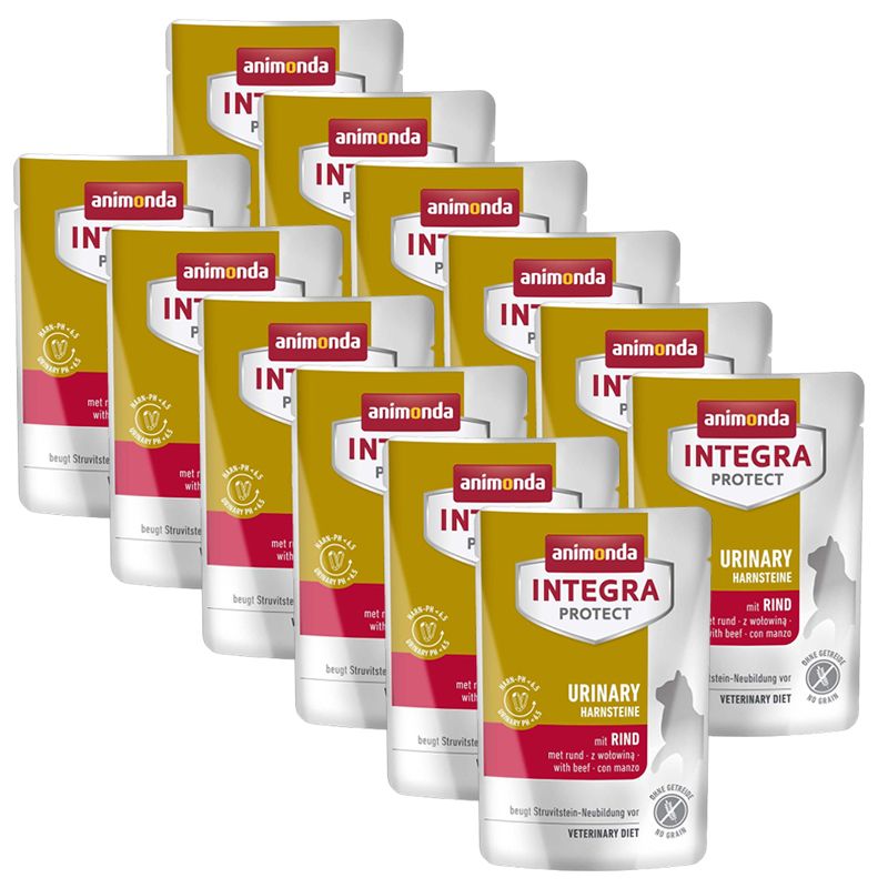 Animonda Integra Protect Cat Harnsteine Urinary - govedina 12 x 85 g