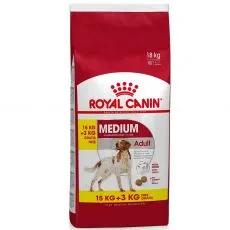 ROYAL CANIN Medium Adult granule za odrasle pse srednje veličine 15 kg + 3 kg
