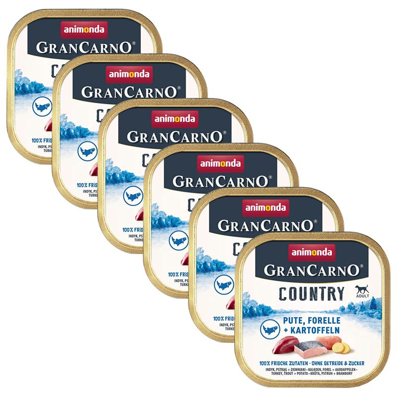 Animonda GranCarno Country Adult – puretina i pastrva 6 x 150 g