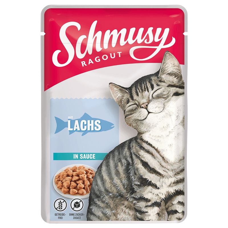 Schmusy Ragout konzerva losos u umaku 100 g