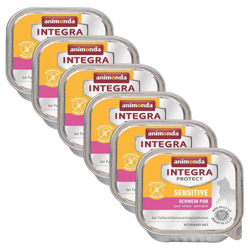 Animonda Integra Protect Cat Sensitive - svinjetina 6 x 100 g
