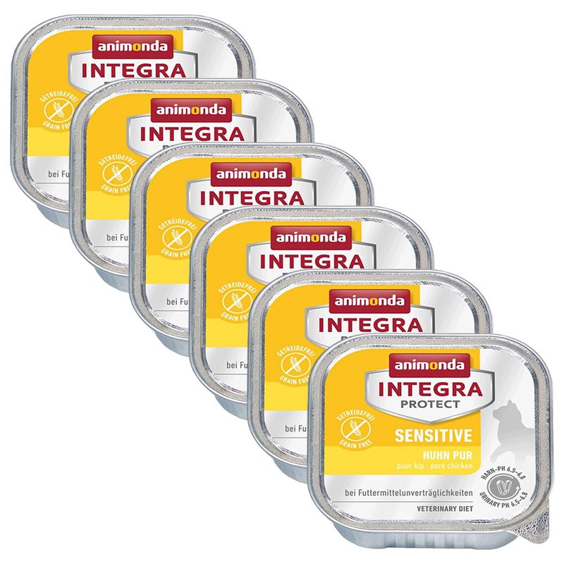 Animonda Integra Protect Cat Sensitive - piletina 6 x 100 g