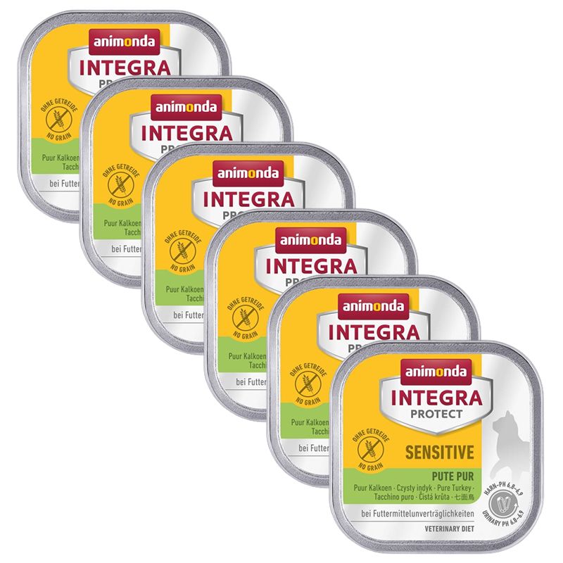 Animonda Integra Protect Cat Sensitive - puretina 6 x 100 g