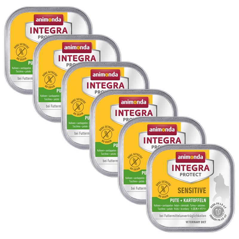 Animonda Integra Protect Cat Sensitive - puretina s krumpirom 6 x 100 g