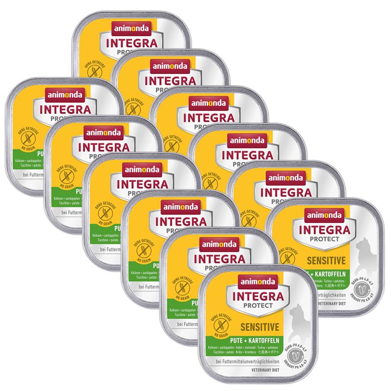 Animonda Integra Protect Cat Sensitive - puretina s krumpirom 12 x 100 g