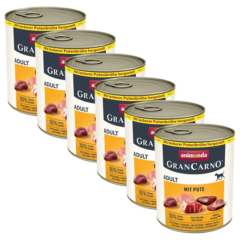 Animonda GranCarno Adult svinjetina s puretinom 6 x 800 g