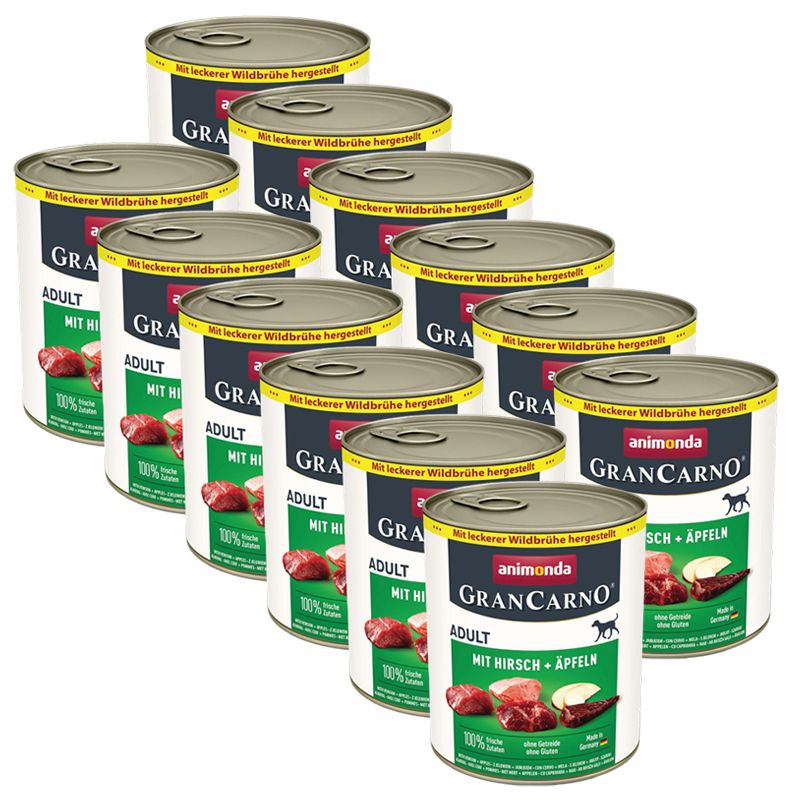 Animonda GranCarno Adult jelen s jabukom 12 x 800 g