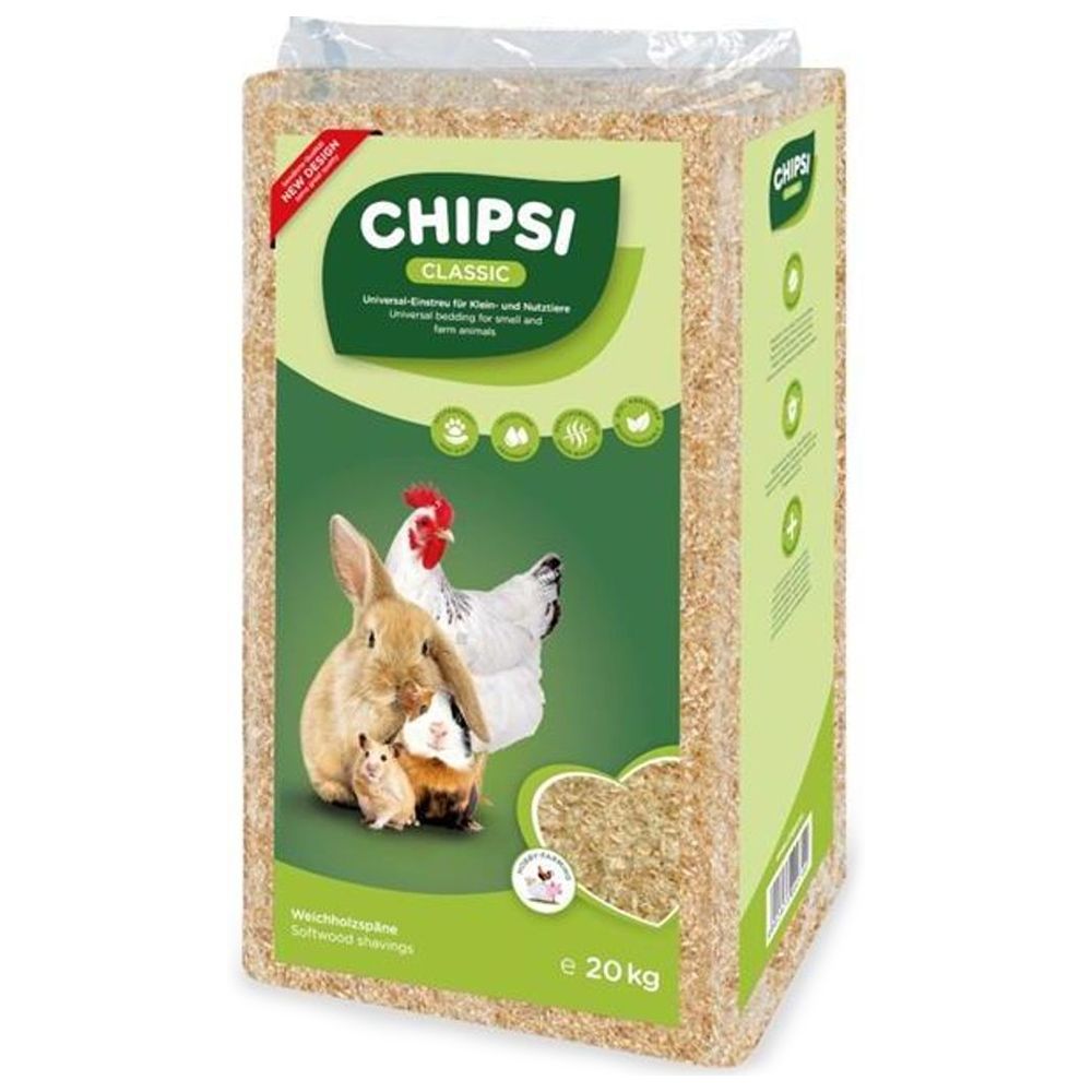 CHIPSI Classic - Stružlasta podloga za glodavce 500L