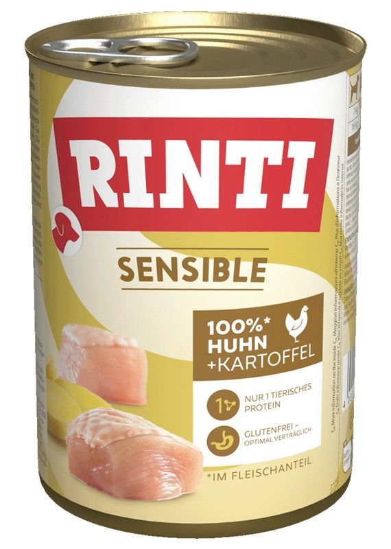 Konzerve RINTI SENSIBLE piletina & krumpir 400 g