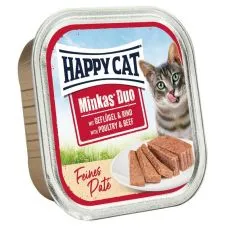 Happy Cat Minkas DUO Pa&scaron;teta perad i govedina 100 g
