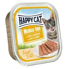 Happy Cat Minkas DUO Pa&scaron;teta govedina & zec 100 g