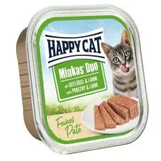 Happy Cat Minkas DUO Pa&scaron;teta perad i janjetina 100 g