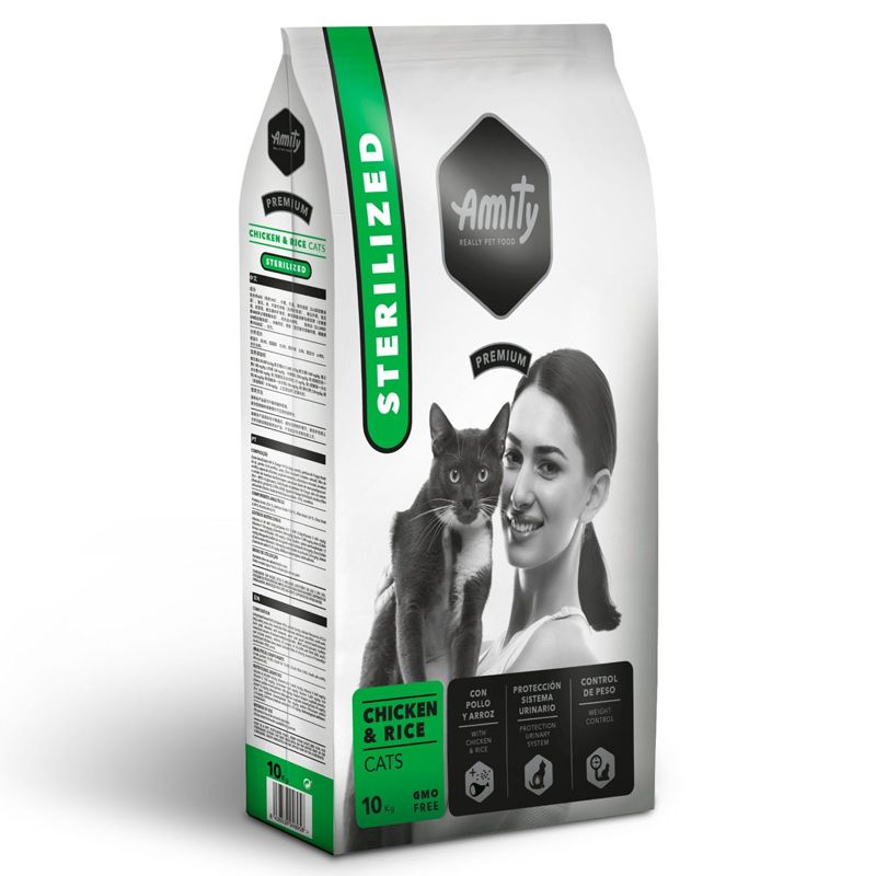 Amity CATS Premium STERILIZED Chicken and Rice 10 kg