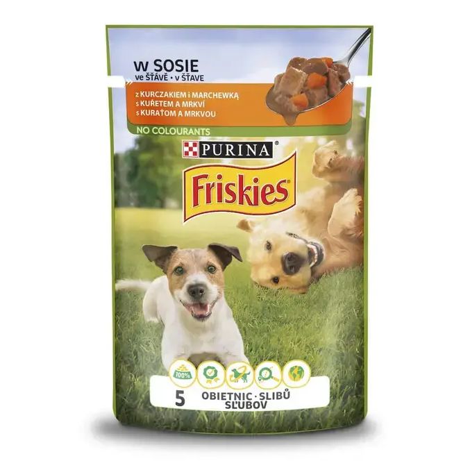 FRISKIES Adult vrećica s piletinom i mrkvom u umaku 85 g