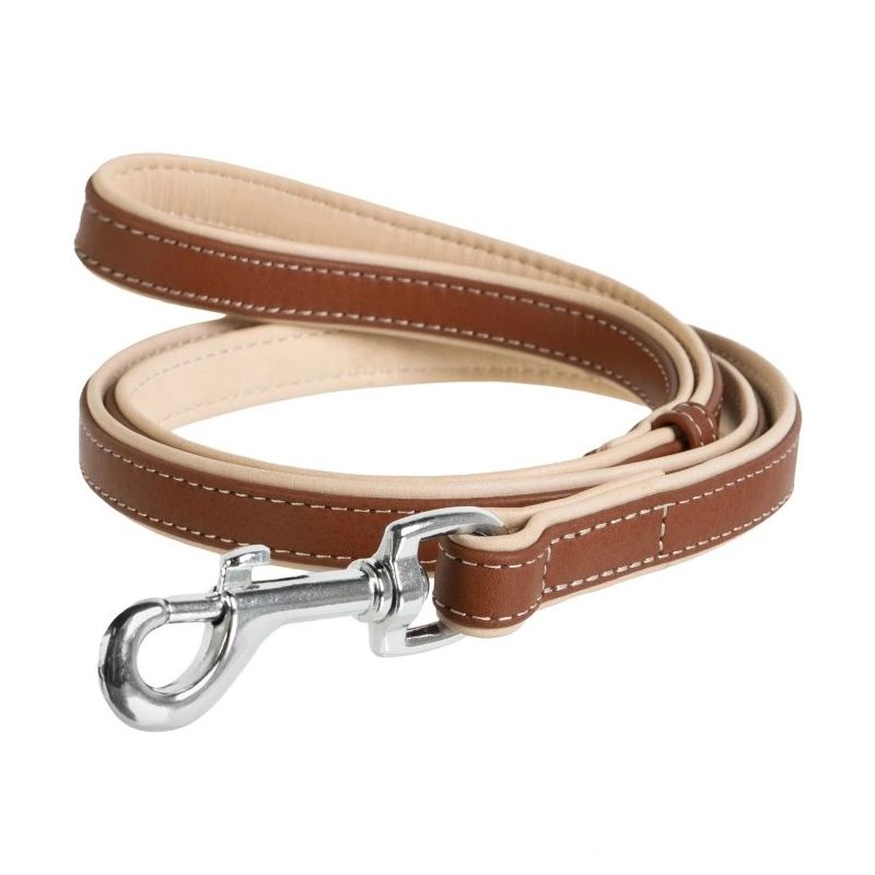 Kožna uzda Collar Soft - 122cm, 13mm - smeđa - bežna