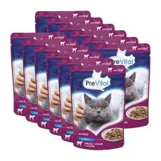 PreVital Cat vrećica s teletinom u umaku 12 x 100 g