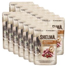 Shelma Cat Konzerva patka-brusnica u umaku 14 x 85 g