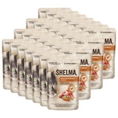 Shelma Cat Konzerva puretina-krkavina u umaku 28 x 85 g