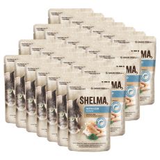 Shelma Cat Konzerva s tunom i spirulinom u umaku 28 x 85 g