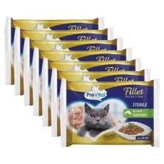 PreVital Fillet Selection Sterilna Kapsica losos u umaku 28 x 85 g
