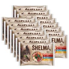 Shelma Cat Konzerva meso i riba u umaku 60 x 85 g