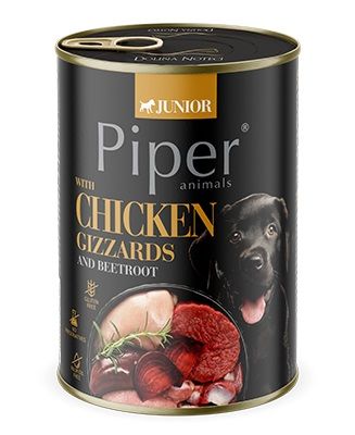 Konzerve Piper Junior pileći želuci i crvena repa 400 g