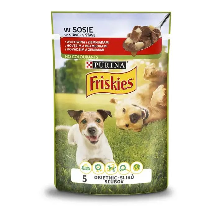 FRISKIES Adult konzerva s govedinom i krumpirom u umaku 85 g
