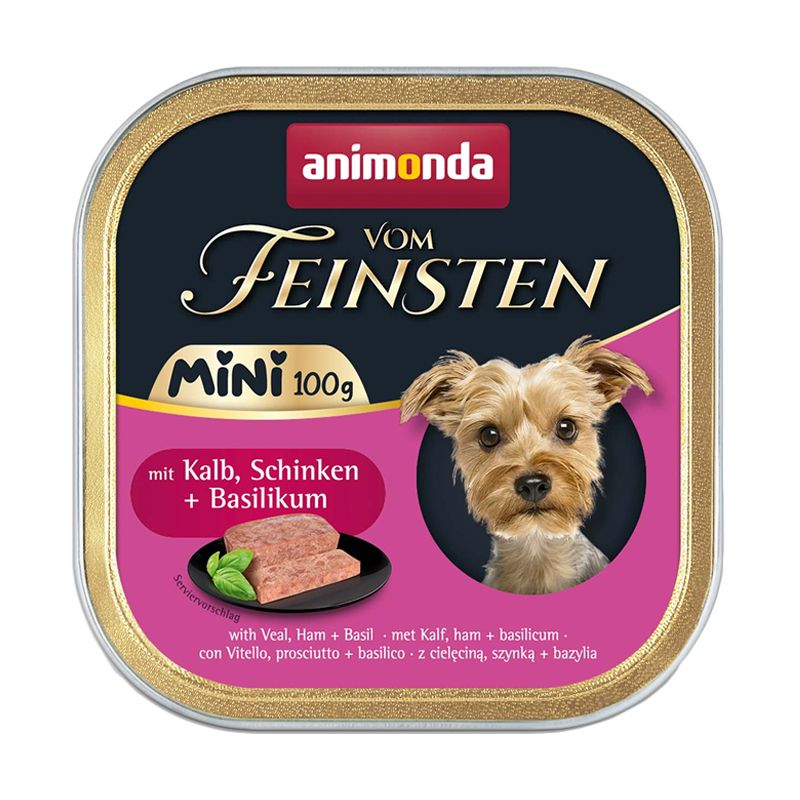 Animonda Vom Feinsten Adult Mini - teleća, šunka i bosiljak 100 g