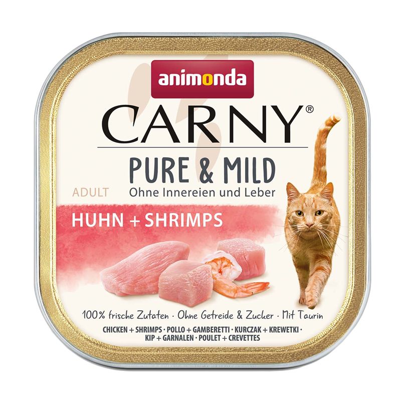 Animonda Carny Pure & Mild Adult – piletina i škampi 100 g