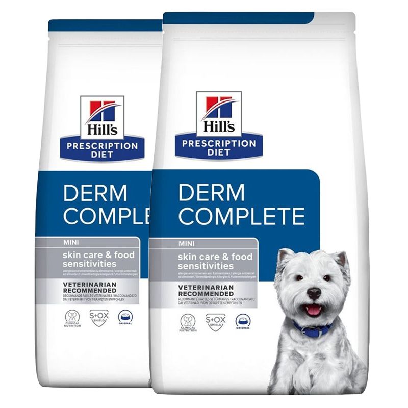 Hill's Prescription Diet Derm Complete Mini Alergija i njega kože 2 x 6 kg
