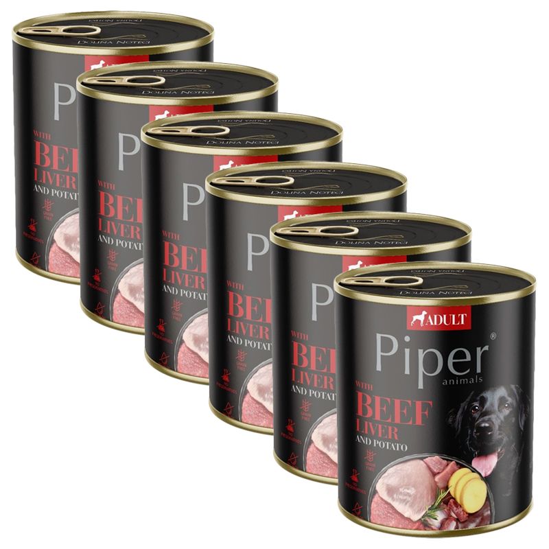 Konzerva Piper Adult s goveđom jetrom i krumpirom 6 x 800 g