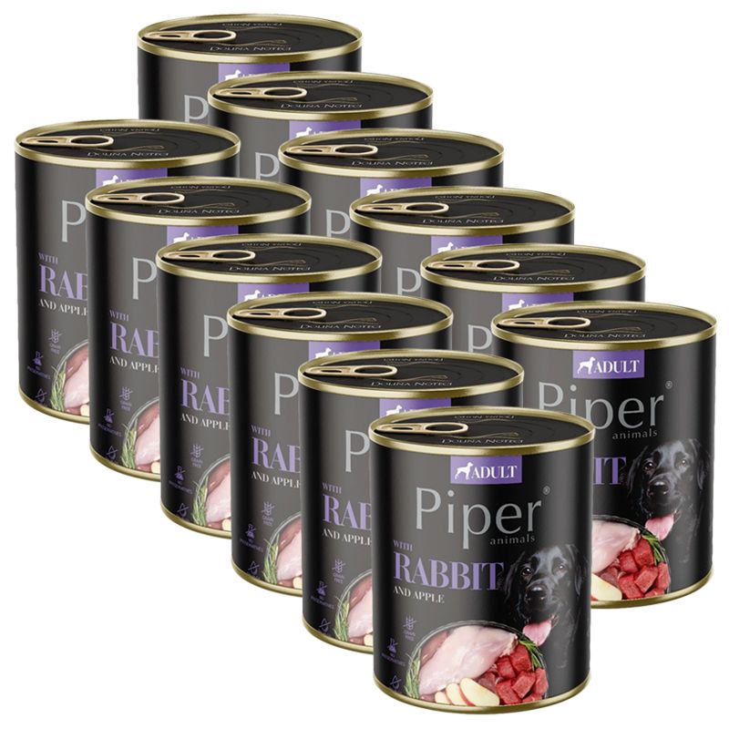 Konzerva Piper Adult s kunićem i jabukom 12 x 800 g