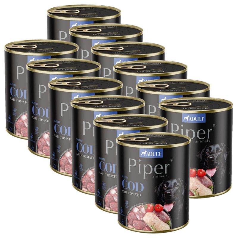 Konzerva Piper Adult s bakalarom i rajčicama 12 x 800 g