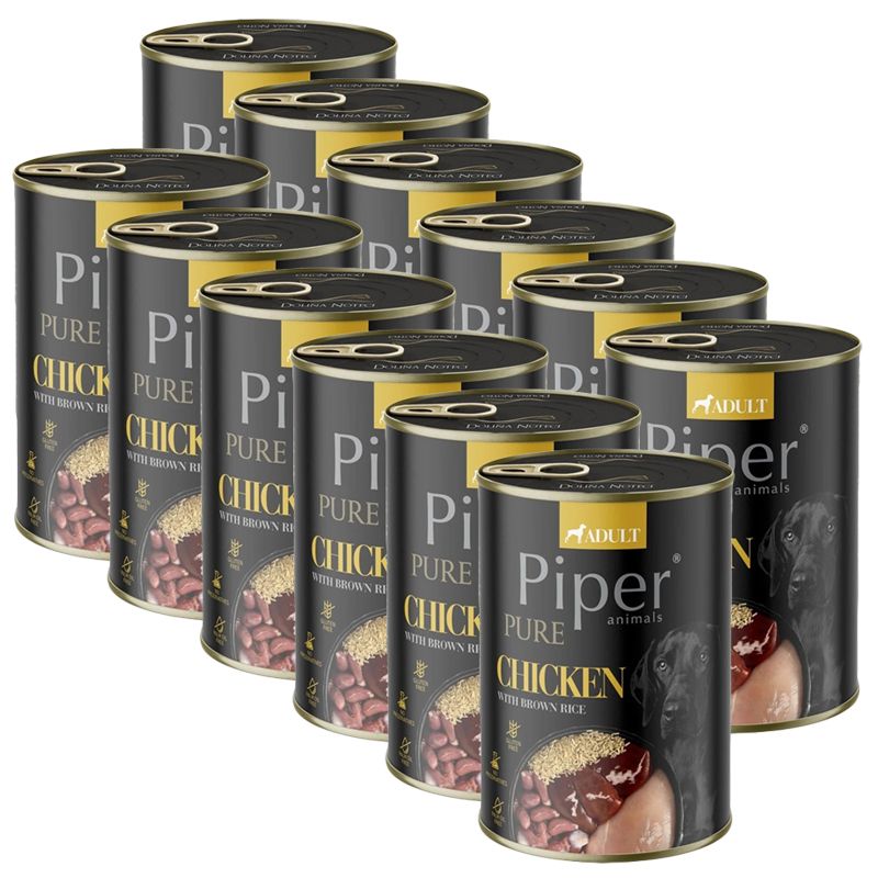 Konzerva Piper Pure piletina i smeđa riža 12 x 400 g