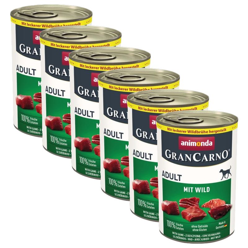 Animonda GranCarno Original Adult divljač 6 x 400 g