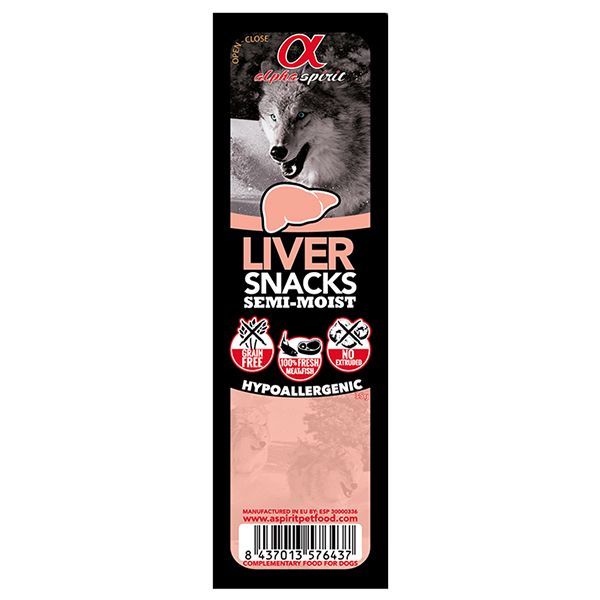 ALPHA SPIRIT Snacks kocke - jetrene, 35g