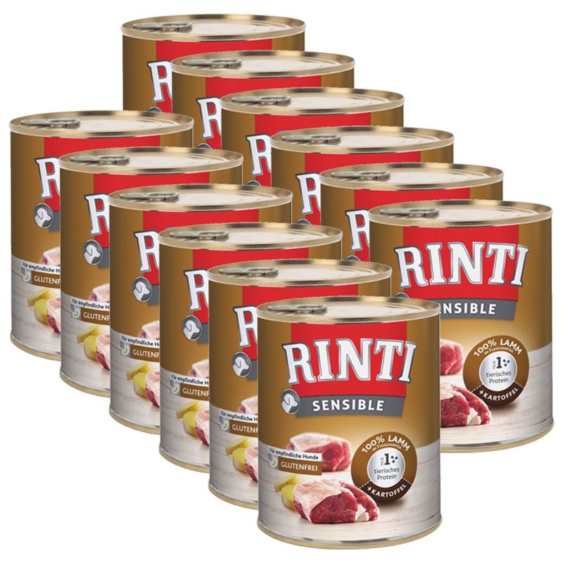 Konzerva RINTI SENSIBLE janjetina & krumpir 12 x 800 g