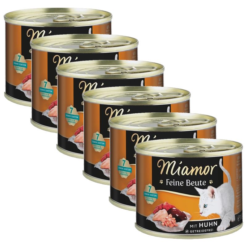 Miamor Feine Beute s piletinom 6 x 185 g